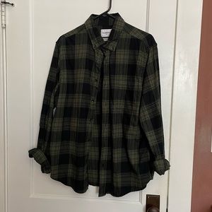 Green Flannel Shirt